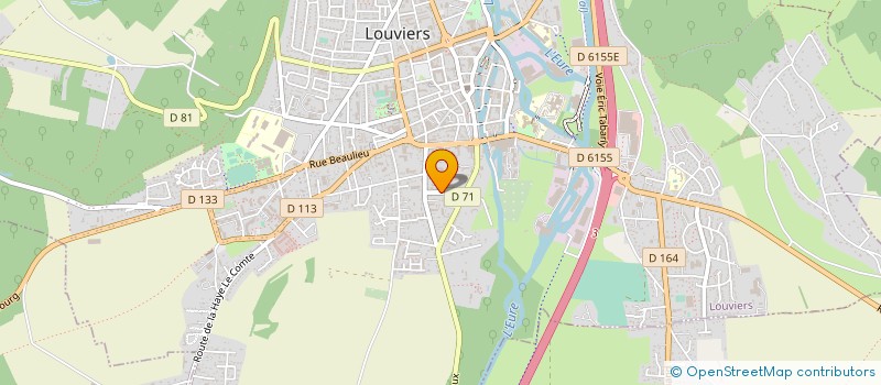 localisation de l'entreprise ROMYLI à LOUVIERS