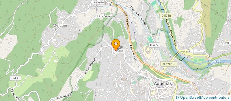 localisation de l'entreprise RON DE CEILA à AUBENAS