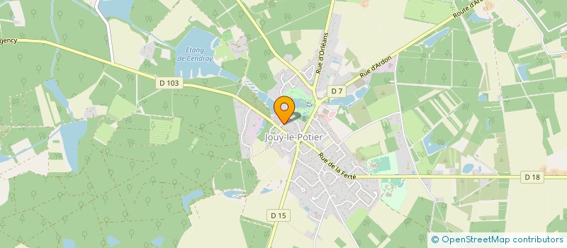 localisation de l'entreprise RON DE LA MOLINA  JOUY-LE-POTIER