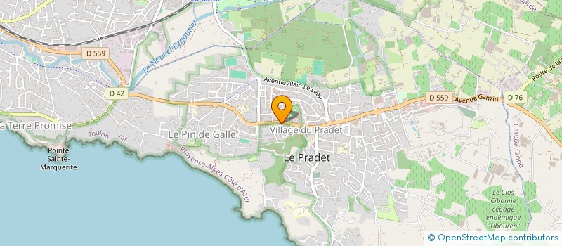 localisation de l'entreprise RONA  LE PRADET