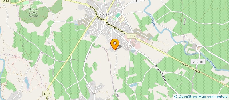 localisation de l'entreprise RONADEMA  ROUJAN