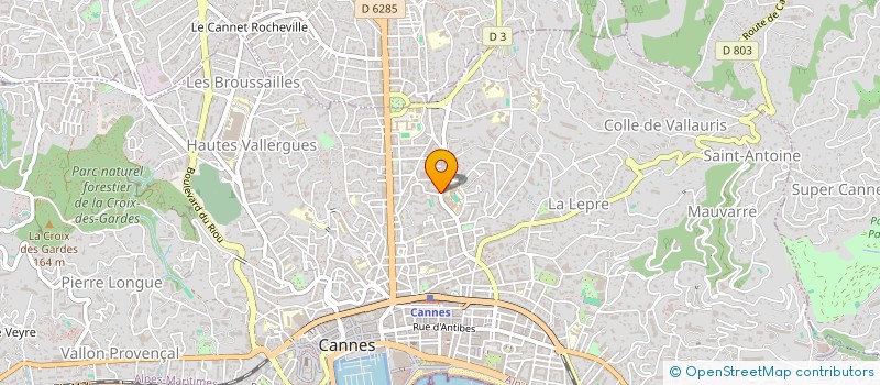 localisation de l'entreprise RONALD 26 ENVIRONNEMENT à CANNES