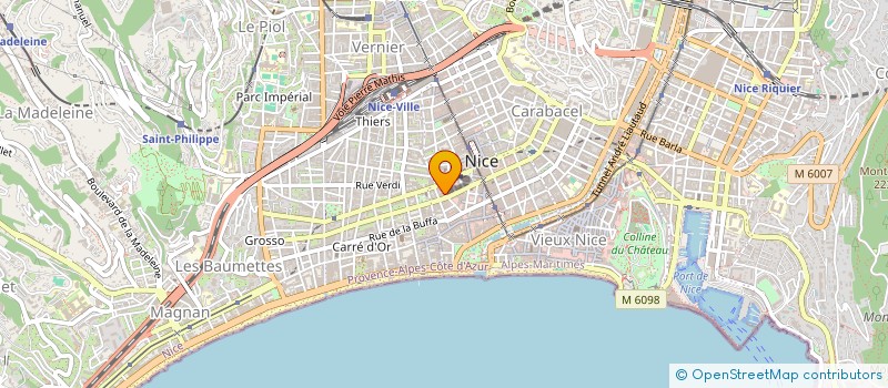 localisation de l'entreprise RONALD à NICE