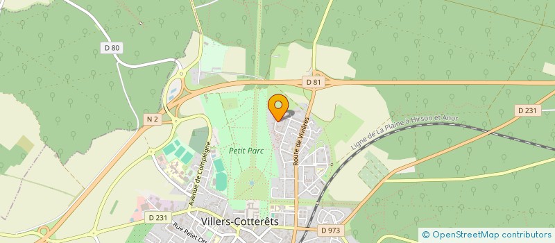 localisation de l'entreprise RONALDO SARL à VILLERS-COTTERETS