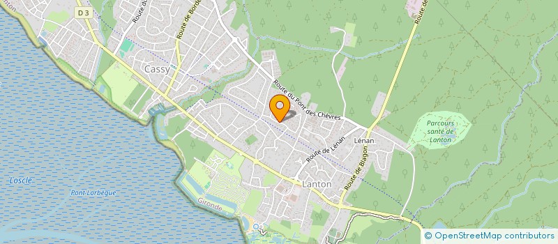 localisation de l'entreprise RONALIO DEBUSSY  LANTON