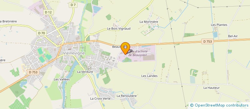 localisation de l'entreprise RONAN CALVEZ, NOTAIRE ASSOCIE  VIEILLEVIGNE