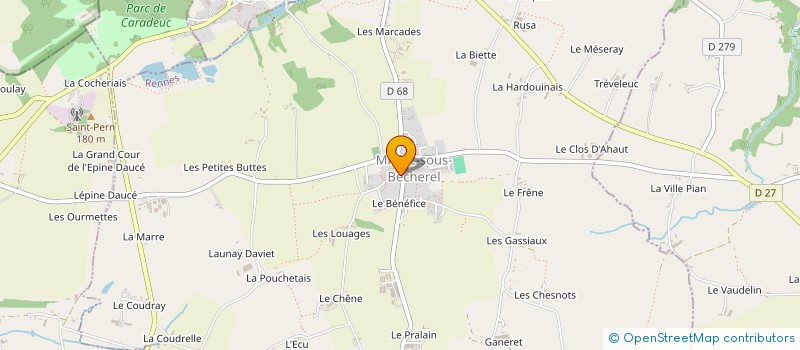 localisation de l'entreprise RONAN PRESTA SERVICES à MINIAC-SOUS-BECHEREL