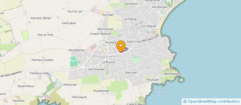 localisation de l'entreprise RONAN QUINTRIC  PLOUGONVELIN