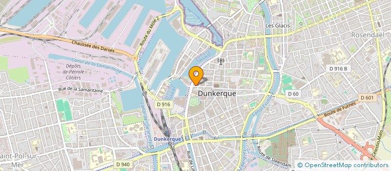 localisation de l'entreprise RONARC'H DENTAIRE à DUNKERQUE