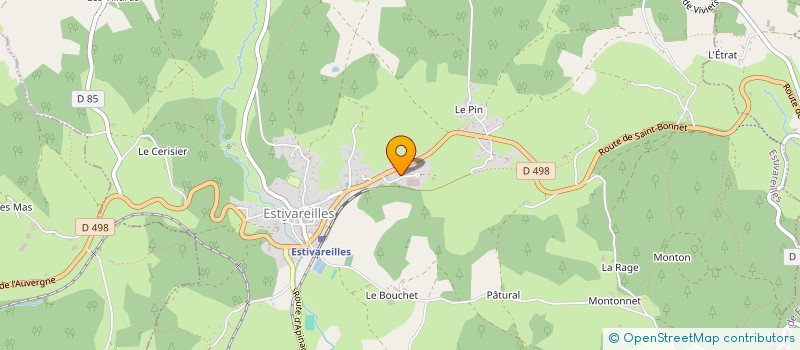 localisation de l'entreprise RONAT BOIS SERVICES à ESTIVAREILLES