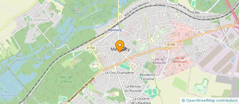 localisation de l'entreprise RONAVARO CONSTRUCT  MENNECY