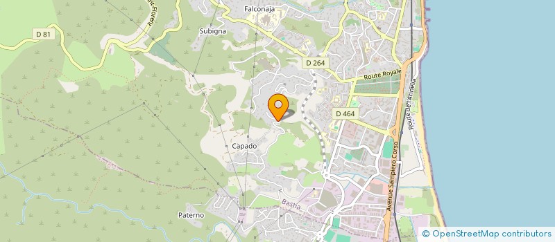 localisation de l'entreprise RONCAGLIA PEST CONTROL à BASTIA