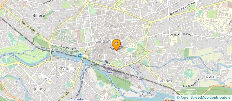 localisation de l'entreprise RONCARI G  ET PLANTIER M à PAU
