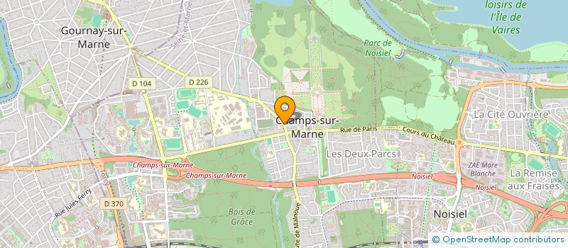 localisation de l'entreprise RONCARI SCI  CHAMPS-SUR-MARNE