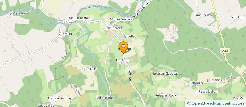 localisation de l'entreprise RONCE MUSIQUE  LOC-ENVEL