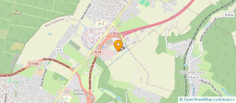 localisation de l'entreprise RONCE SANTE SPORT  SAINT-MARTIN-DU-VIVIER