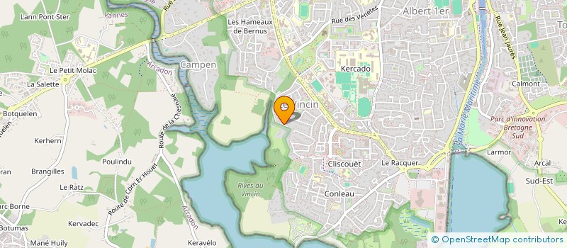 localisation de l'entreprise RONCERAIS à VANNES