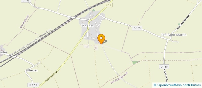 localisation de l'entreprise RONCERAY à MORIERS