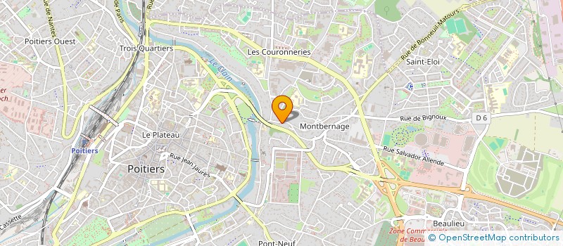 localisation de l'entreprise RONCES  POITIERS