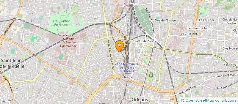 localisation de l'entreprise RONCES DE METRO à ORLEANS
