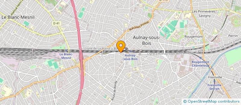 localisation de l'entreprise RONCES PARIS à AULNAY-SOUS-BOIS