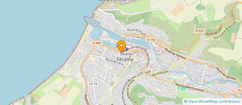 localisation de l'entreprise RONCHEROLLE  FECAMP