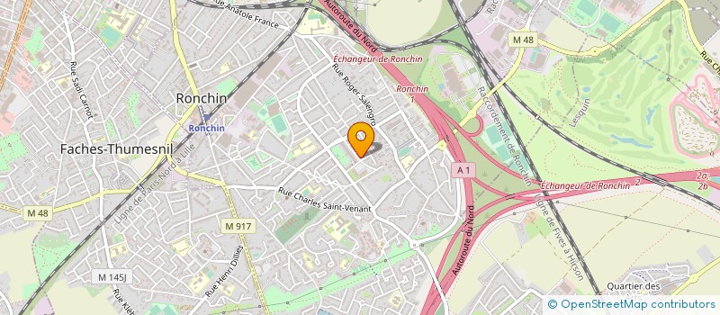 localisation de l'entreprise RONCHIN ATHLETIC CLUB à RONCHIN