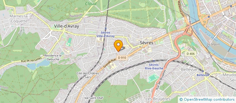 localisation de l'entreprise RONCIERE - BUCAILLE - LACAILLE à SEVRES