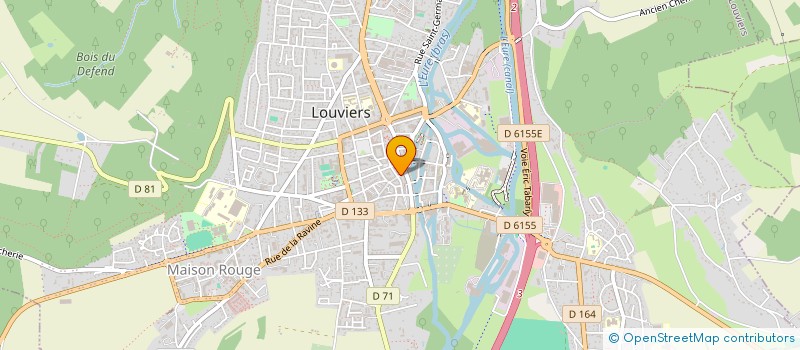 localisation de l'entreprise RONCIERE PELLETIER à LOUVIERS