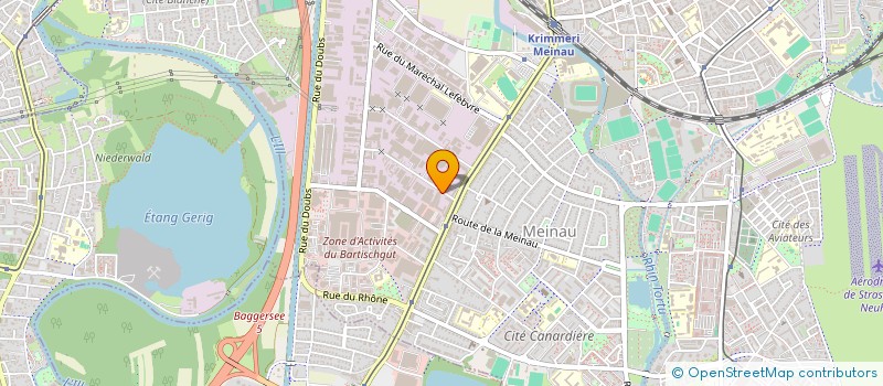 localisation de l'entreprise RONCIN RAVETTI  STRASBOURG