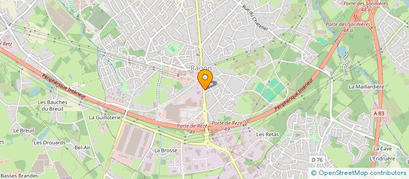 localisation de l'entreprise RONCLALOU  REZE