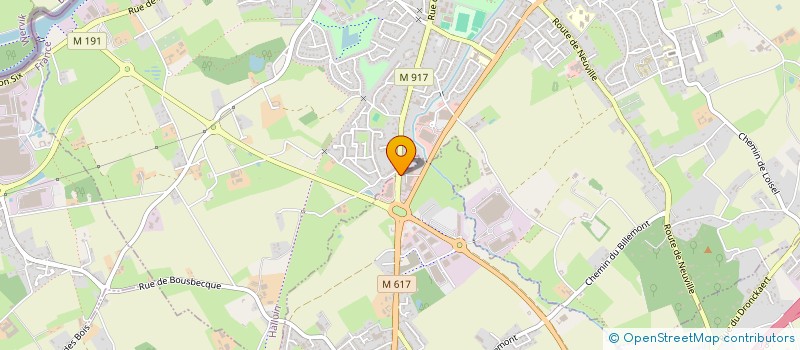 localisation de l'entreprise RONCQ OPTIQUE  RONCQ