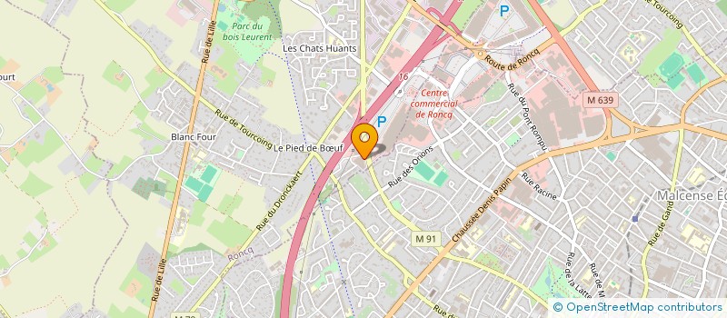 localisation de l'entreprise RONCQUECO à RONCQ