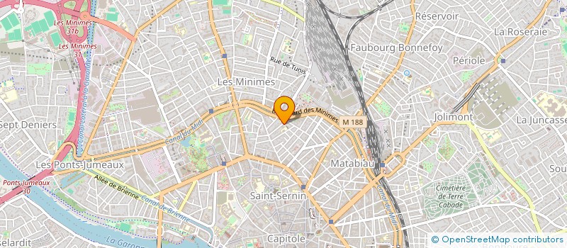localisation de l'entreprise ROND.LUD à TOULOUSE