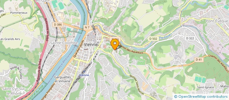 localisation de l'entreprise ROND PAINS à VIENNE