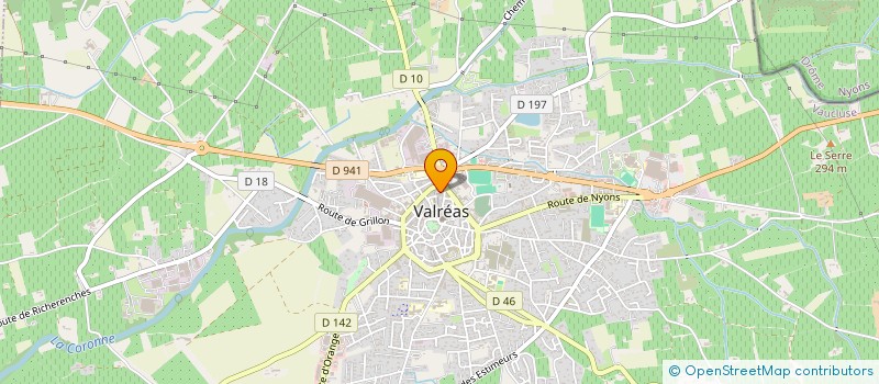 localisation de l'entreprise ROND POINT CULTUREL ORANGE HAUT VAUCLUSE à VALREAS