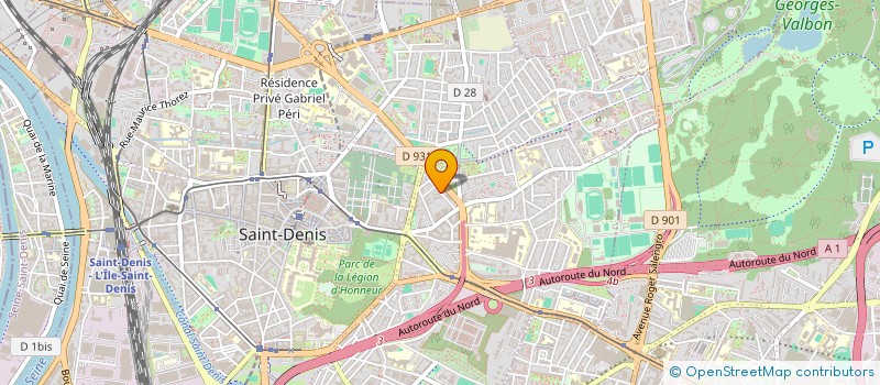 localisation de l'entreprise ROND POINT D'AFRIQUE à SAINT-DENIS