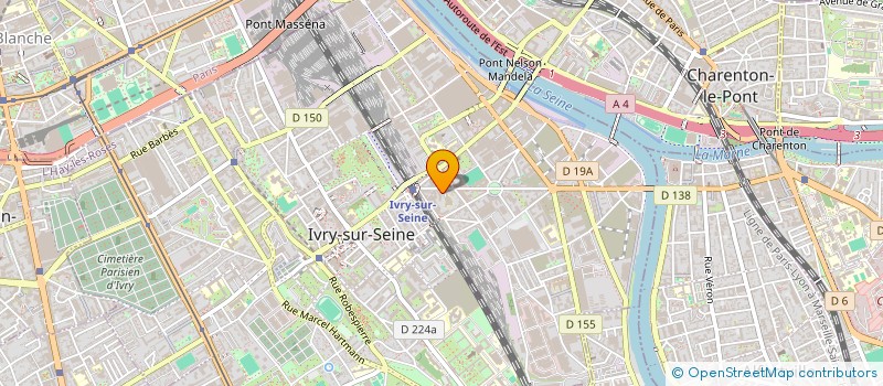 localisation de l'entreprise ROND POINT EUROPE SCI à IVRY-SUR-SEINE