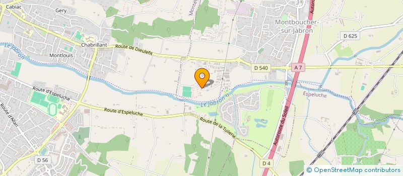 localisation de l'entreprise ROND POINT IMMOBILIER  MONTBOUCHER-SUR-JABRON