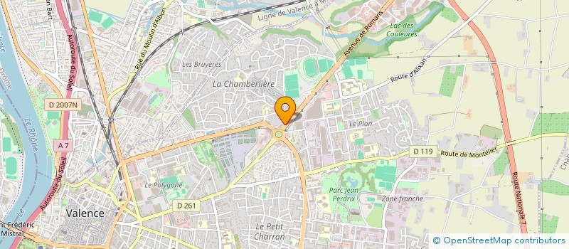 localisation de l'entreprise ROND POINT KENNEDY à VALENCE