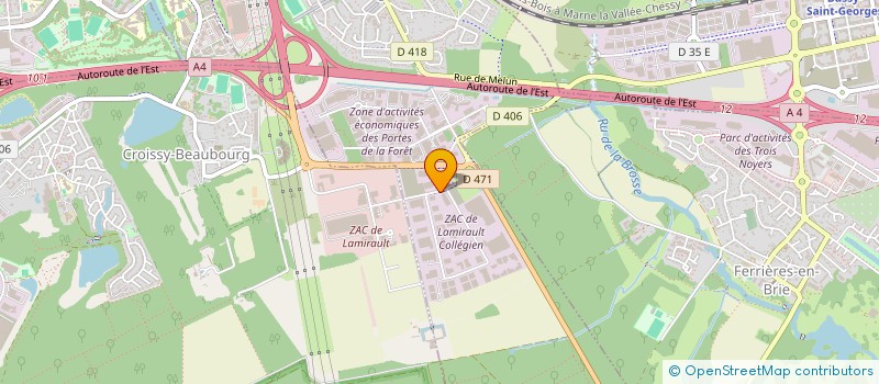 localisation de l'entreprise ROND POINT M  COLLEGIEN