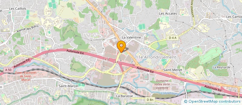 localisation de l'entreprise ROND POINT OPTIC à MARSEILLE