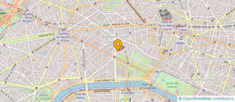 localisation de l'entreprise ROND POINT SAINT HONORE  PARIS