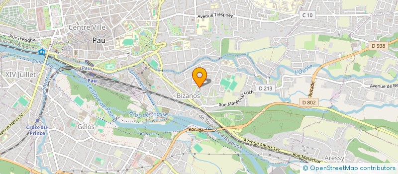 localisation de l'entreprise RONDE DES OUSSONS à BIZANOS