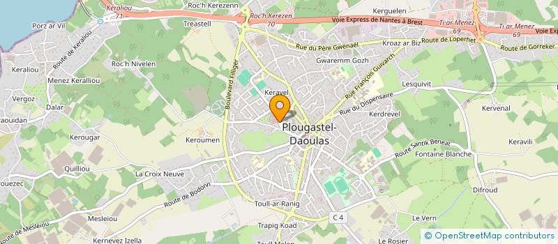 localisation de l'entreprise RONDE LOPERHETOISE à LOPERHET