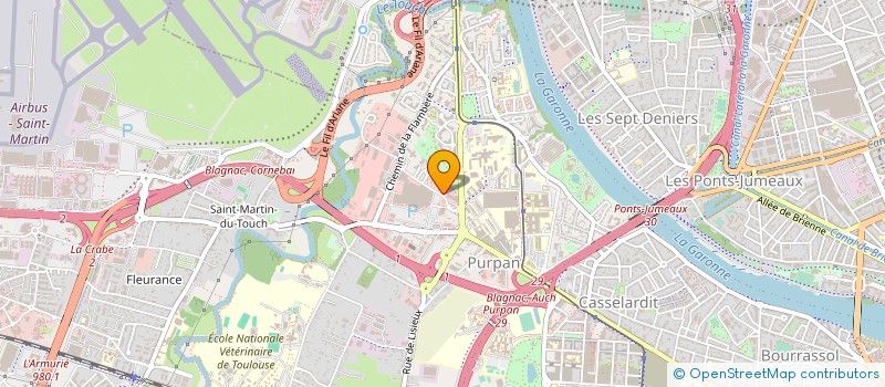 localisation de l'entreprise RONDE VIGILANCE ET SECURITE PRIVEE 31 à TOULOUSE