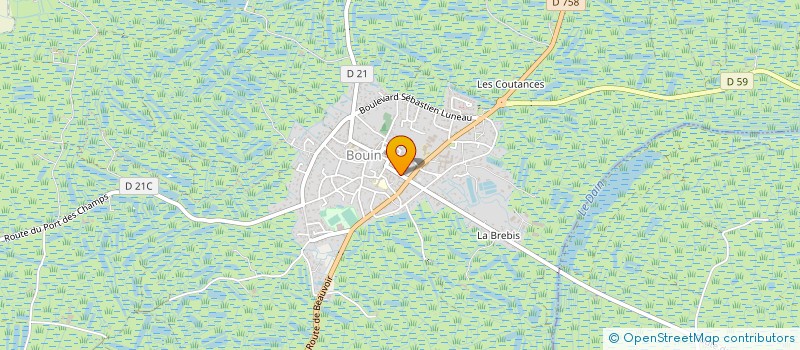localisation de l'entreprise RONDEAU à BOUIN