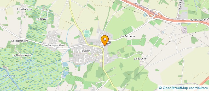 localisation de l'entreprise RONDEAU  BRAINS