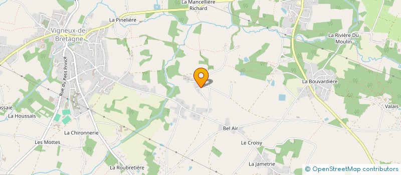 localisation de l'entreprise RONDEAU  VIGNEUX-DE-BRETAGNE