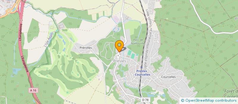 localisation de l'entreprise RONDEAU-BODY  PRESLES